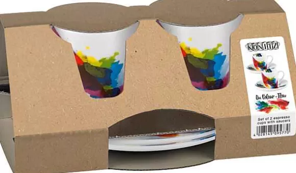 Konitz Porcelain 2Pc Gift Box On Colour - Flow^ On Colour