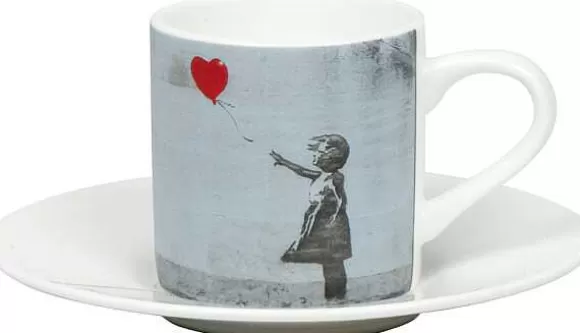 Konitz Porcelain Artselection Girl With Balloon By Banksy^ Artselection