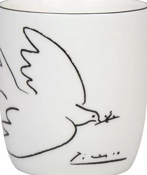 Konitz Porcelain Becher Picasso-Colombe De La Paix^ Picasso