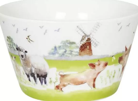 Konitz Porcelain Bowl Farm Animals^ Animals