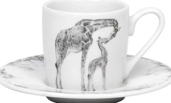 Konitz Porcelain Espresso Amazing Animals Giraffe^ Animals