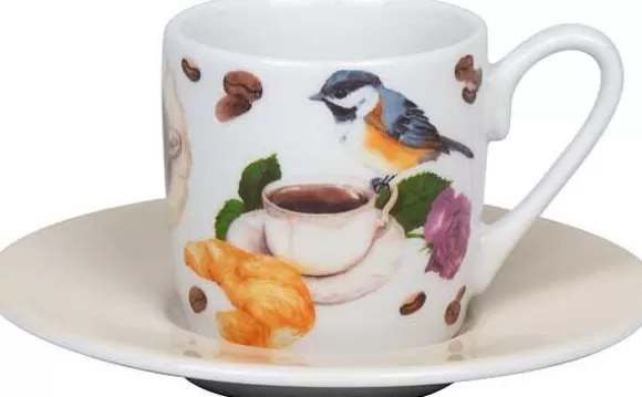 Konitz Porcelain Espresso Coffee Birds^ Coffee