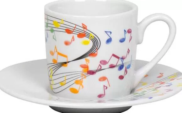Konitz Porcelain Espresso Flying Notes^ Music