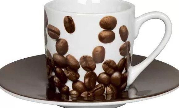 Konitz Porcelain Espresso Set Coffee Beans^ Coffee