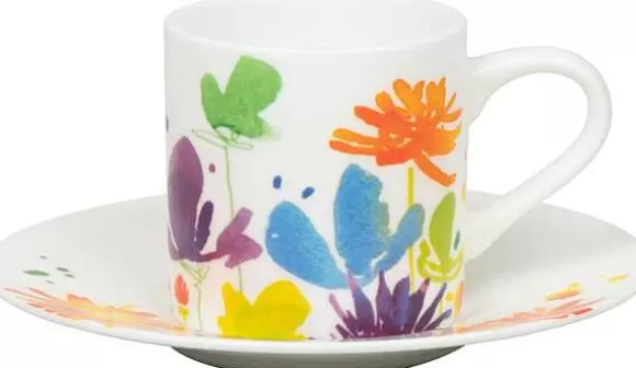 Konitz Porcelain Espresso Victoria Lowe-Full Bloom^ Flowers