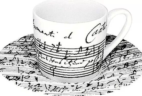 Konitz Porcelain Espressoset Coffee Cantata^ Music
