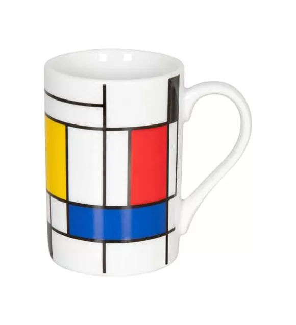 Konitz Porcelain Minipresso Hommage To Mondrian - Large Fragments^ Bauhaus