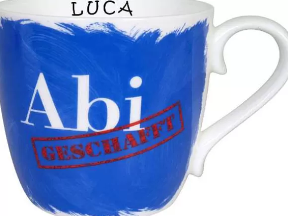 Konitz Porcelain Mug Abibecher 2022 Blue Personaliz^ Mugs With Names