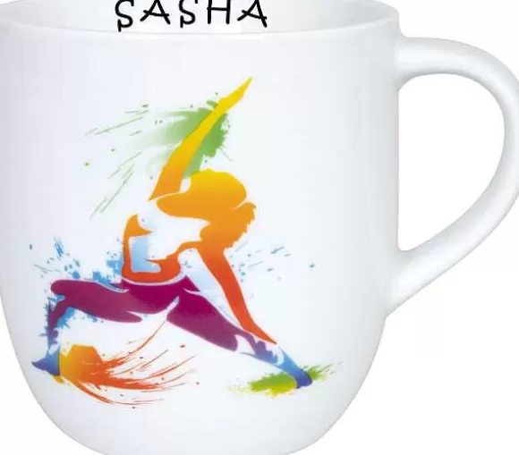 Konitz Porcelain Mug Active - Yoga Personalized^ Mugs With Names