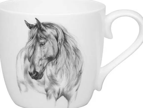 Konitz Porcelain Mug Amazing Animals Horse^ Animals