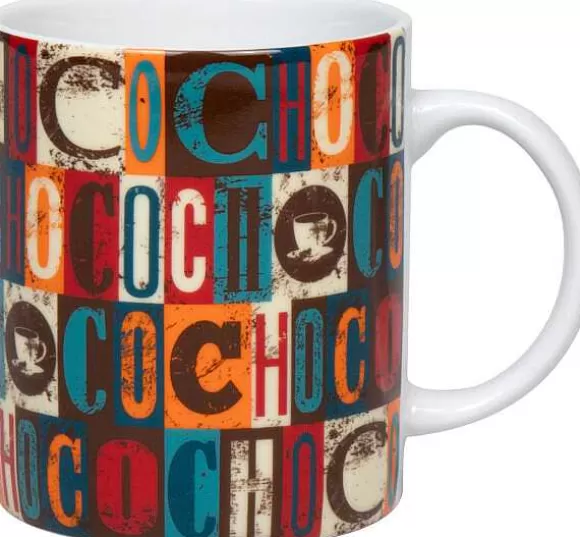 Konitz Porcelain Mug Choco Squares^ Chocolate