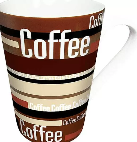 Konitz Porcelain Mug Coffee Stripes^ Coffee
