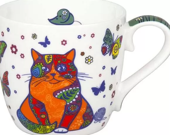 Konitz Porcelain Mug Colourful Animals - Cat^ Colourful Animals