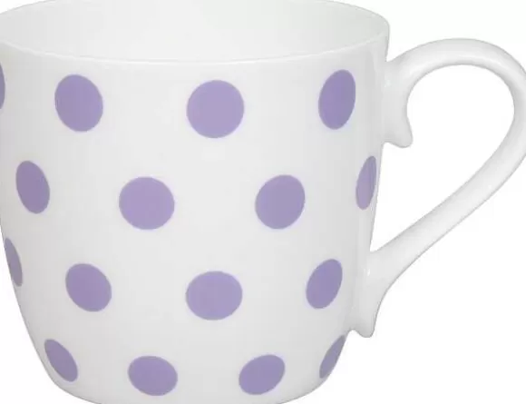 Konitz Porcelain Mug Dots - Purple^ Colours