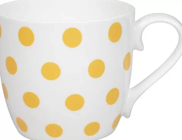 Konitz Porcelain Mug Dots - Sunflower^ Colours