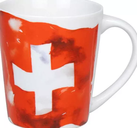 Konitz Porcelain Mug Flag Switzerland^ Flags