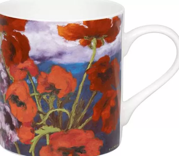 Konitz Porcelain Mug Groser Mohn By E.Nolde^ Artselection