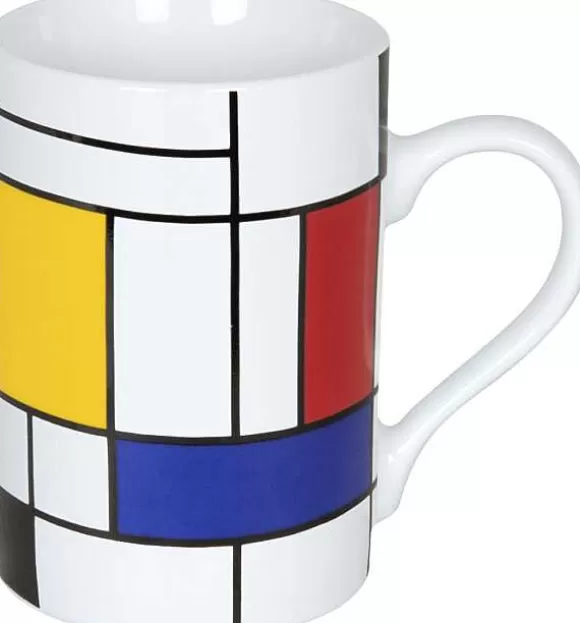 Konitz Porcelain Mug Hommage To Mondrian - Large Fragments^ Bauhaus