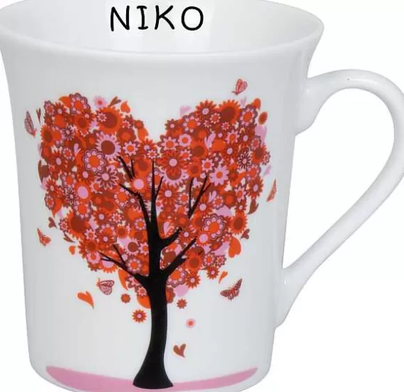 Konitz Porcelain Mug Love Grows + Name^ Mugs With Names