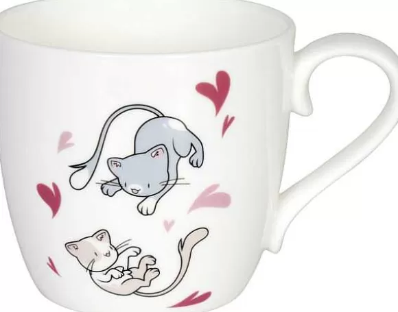 Konitz Porcelain Mug Lovely Cats - Dance^ Animals