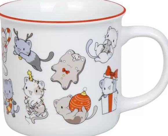 Konitz Porcelain Mug Lovely Cats Christmas^ Christmas