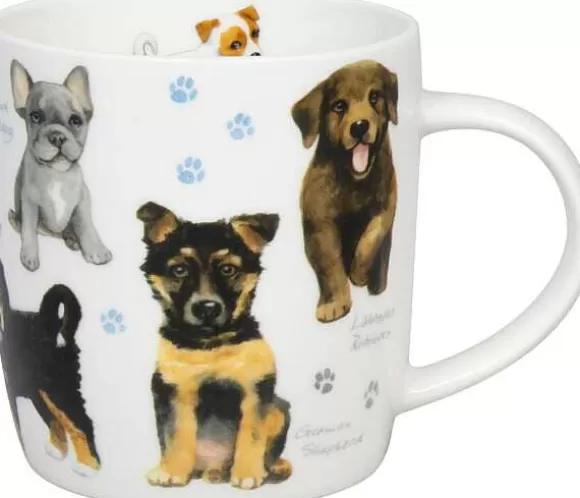 Konitz Porcelain Mug Natures Diversity - Puppies^ Animals