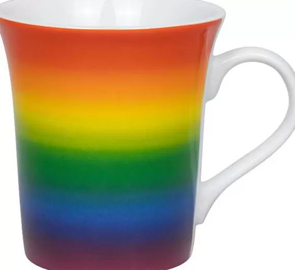 Konitz Porcelain Mug Rainbow^ On Colour