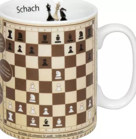 Konitz Porcelain Mug Wissensbecher Schach^ Mugs Of Knowledge