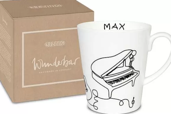 Konitz Porcelain Mug With Giftbox Polyphony Personalized^ Mugs With Names
