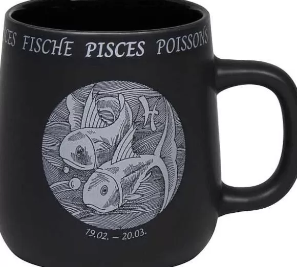 Konitz Porcelain Mug Zodiac Fishes^ Gifts For Everyone