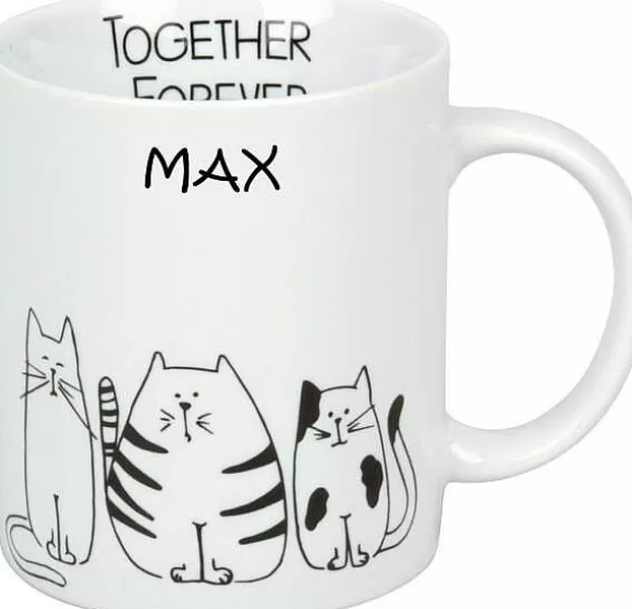 Konitz Porcelain Personalized Mug Funny Cats^ Mugs With Names