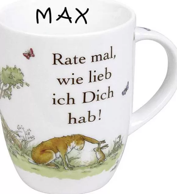 Konitz Porcelain Personalized Mug Rate Mal Wie Lieb Ich Dich Hab^ Mugs With Names