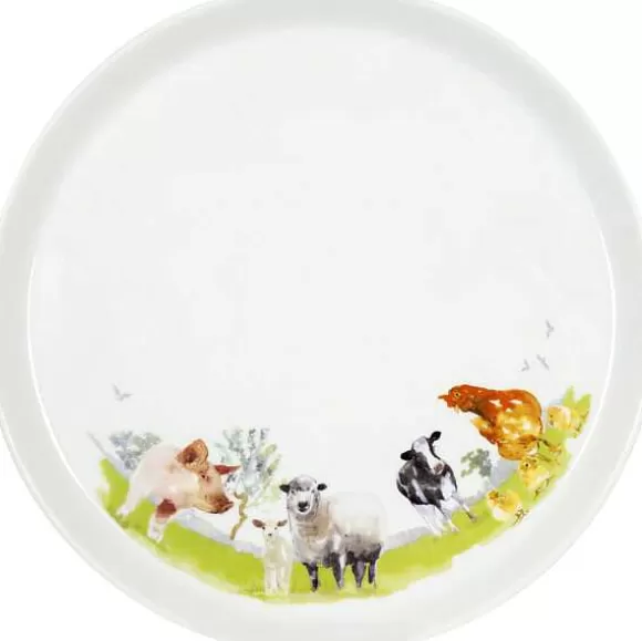 Konitz Porcelain Plate O 20 Cm Farm Animals^ Animals