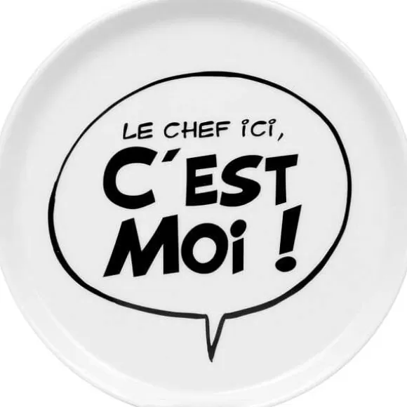 Konitz Porcelain Plate O 20 Cm Le Chef Ici C'Est Moi^ Asterix