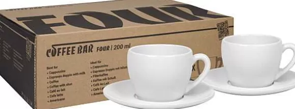 Konitz Porcelain Set Of 2 With Giftbox Coffee Bar Four 200Ml^ Coffee Bar