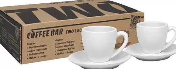 Konitz Porcelain Set Of 2 With Giftbox Coffee Bar Two 80Ml^ Coffee Bar