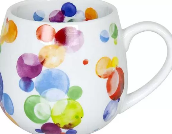 Konitz Porcelain Snuggle Mug Colourful Cast - Bubbles^ Colours