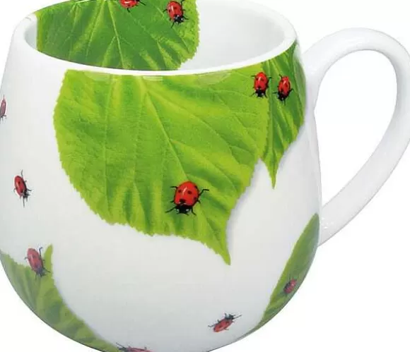 Konitz Porcelain Snuggle Mug Ladybird On Leaves^ Animals