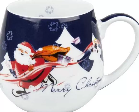 Konitz Porcelain Snuggle Mug Merry Christmas - Santa Claus^ Christmas