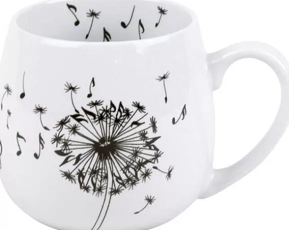 Konitz Porcelain Snuggle Mug Music Dandelion^ Music