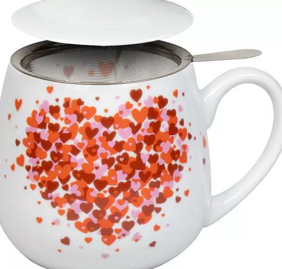 Konitz Porcelain Snuggle Mug, Sieve And Cover Love Explodes^ Love