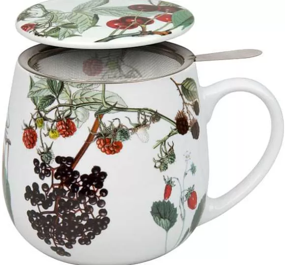 Konitz Porcelain Snuggle Mug, Sieve And Cover My Favourite Tea Fruits^ Tea