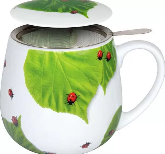 Konitz Porcelain Tea For You - Ladybird On Leaves^ Animals