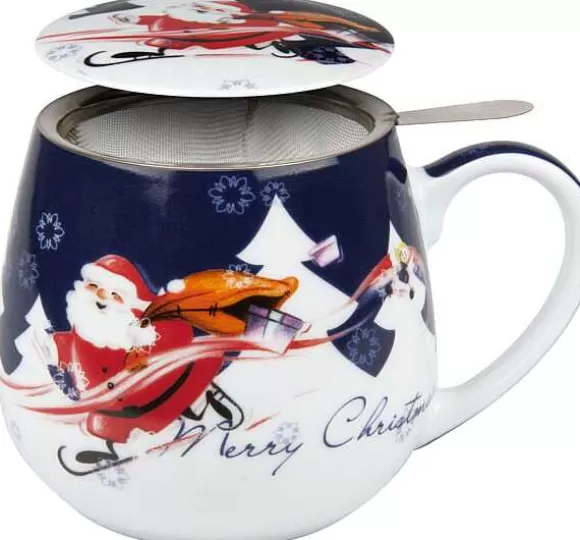 Konitz Porcelain Tea For You - Merry Christmas - Santa Claus^ Christmas