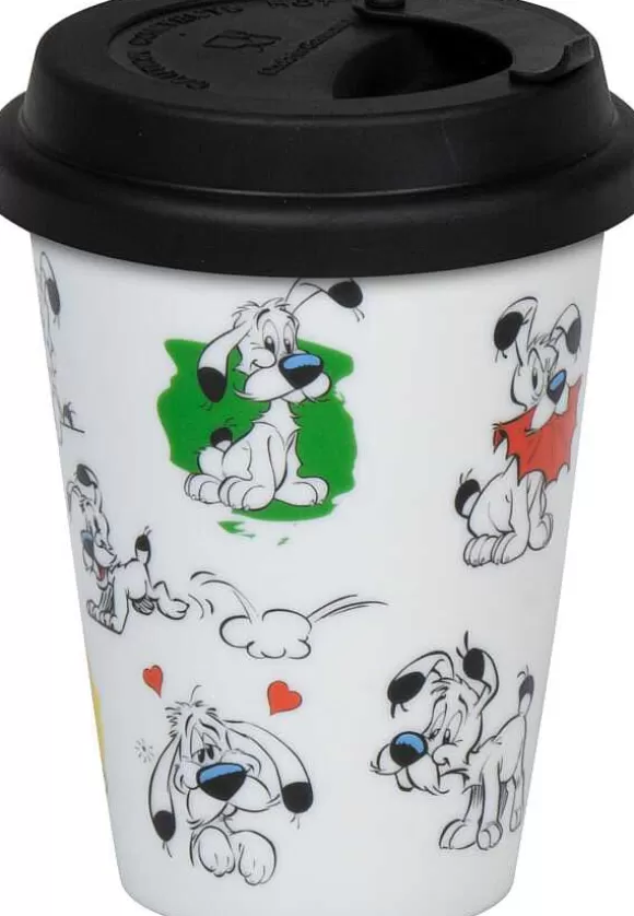 Konitz Porcelain To Go Mug Tpe-Lid With Close Sniff Sniff^ Asterix