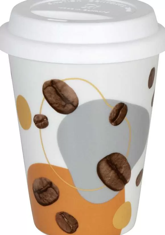 Konitz Porcelain Togo Mug Tpe-Lid With Close Coffee Flow^ Coffee