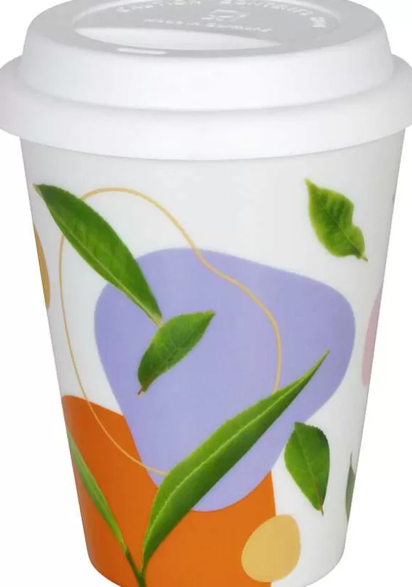 Konitz Porcelain Togo Mug Tpe-Lid With Close Tea Flow^ Tea