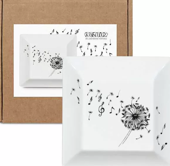Konitz Porcelain Vide Poche Music Dandelion Incl. Gift Box^ Music