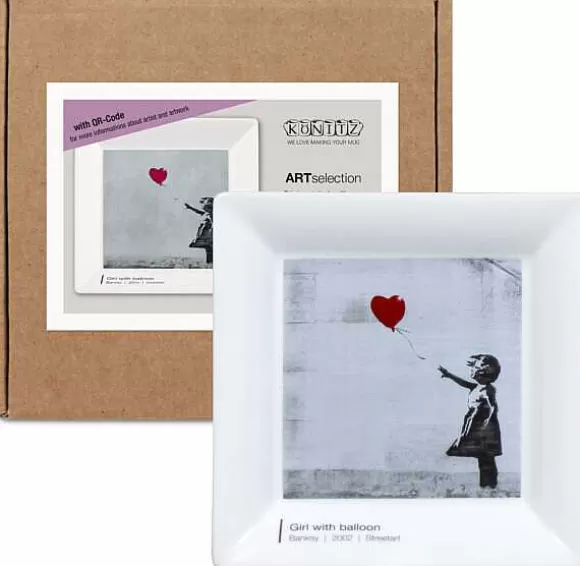 Konitz Porcelain Vide Poche With Gift Box Banksy - Balloon^ Artselection